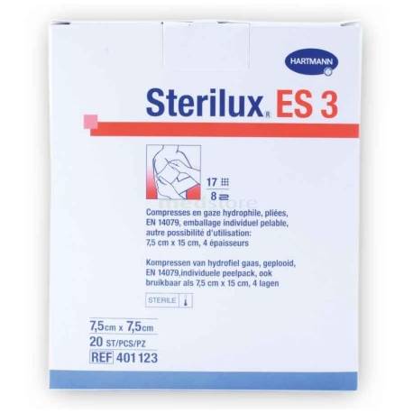 STERILUX ES3 STERILES 7,5 x 7,5 cm