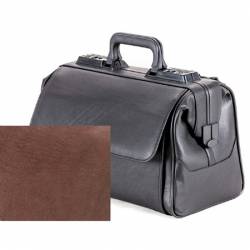 RUSTICANA brown leather (8051) + 2 front pockets 38 x 21 x 27H cm