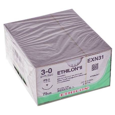 ETHILON 3/0 EH7797BH (EXN 31) 19 mm 75 cm