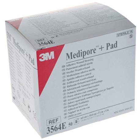 MEDIPORE + PAD (MICRODON WOUND DRESSING) 6 x 10 cm