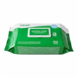 CLINELL UNIVERSAL WIPES (22X27.5CM\ 200ST