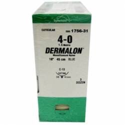 DERMALON 4/0 75 cm x 19mm